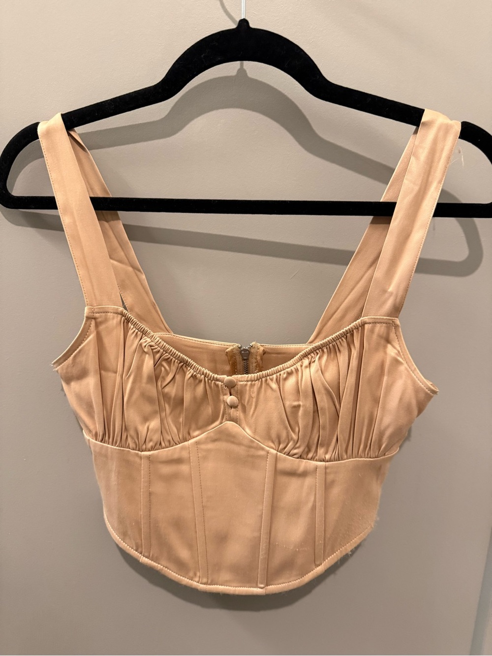 Zara satin corset Top